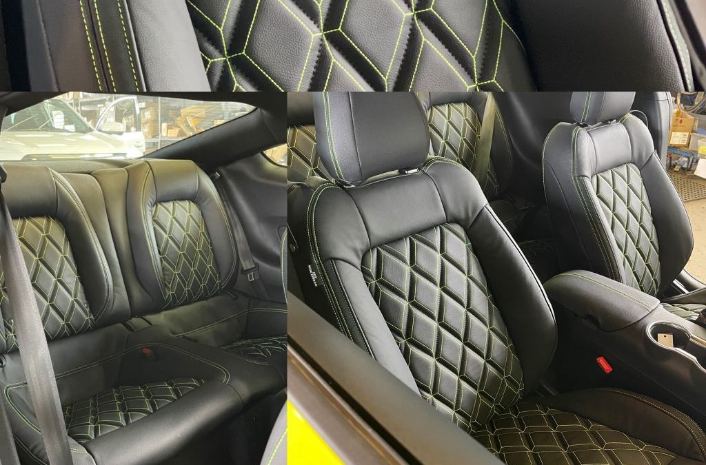 Ford Mustang Custom Stitch 3D Leather